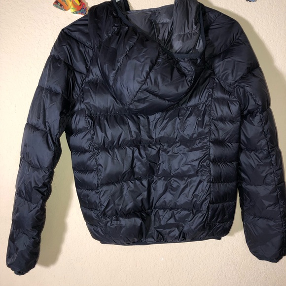 Forever 21 Hooded Puffer Jacket, Black, NWOT, pet/smoke free home - Picture 2 of 12